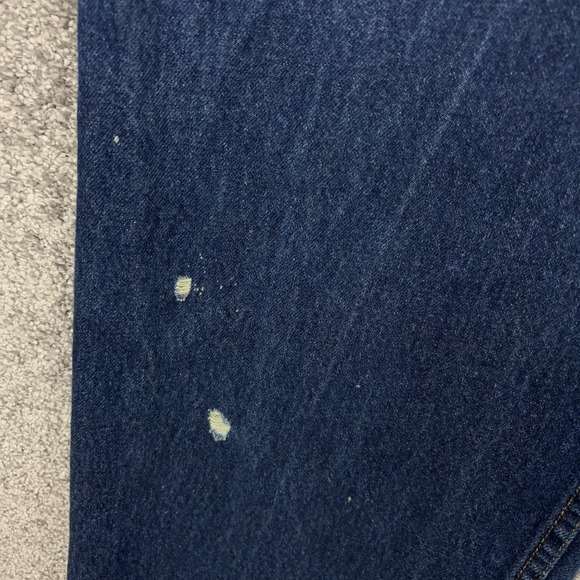 VTG Maurice Malone Mo Jeans Men's 42x34 Blue Loose Baggy Distressed Y2K 90s - Picture 8 of 13